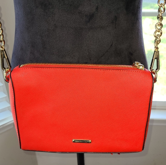 Rebecca Minkoff Avery Zest Leather Cross Body Bag EUC Spring - Picture 12 of 16